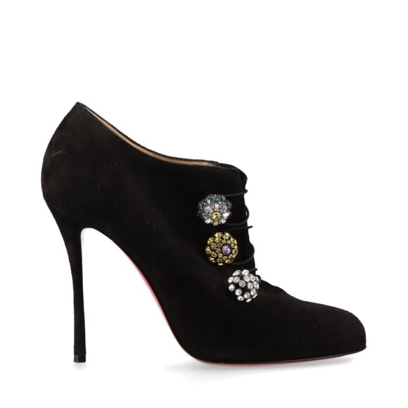Christian Louboutin Suede Booties - Size 38 1/2 (US 8.5) - Picture 5 of 12